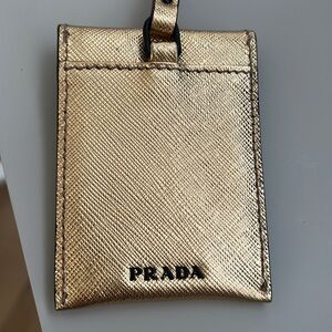 Prada luggage tag